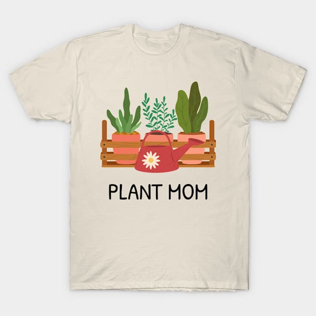 Pot Plant Mom T-Shirt by Whimsical Frank